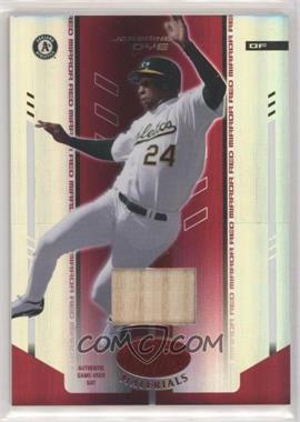 2004 Leaf Certified Materials - [Base] - Red Mirror Bat #152 - Jermaine Dye /250 [EX to NM]