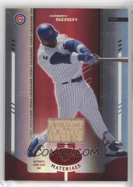 2004 Leaf Certified Materials - [Base] - Red Mirror Bat #170 - Sammy Sosa /211