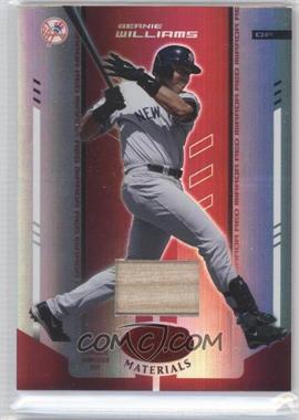 2004 Leaf Certified Materials - [Base] - Red Mirror Bat #20 - Bernie Williams /150