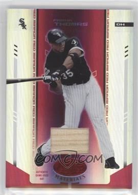 2004 Leaf Certified Materials - [Base] - Red Mirror Bat #62 - Frank Thomas /150 [Good to VG‑EX]