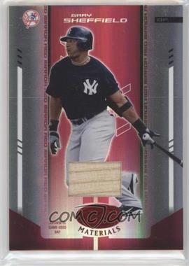 2004 Leaf Certified Materials - [Base] - Red Mirror Bat #67 - Gary Sheffield /250