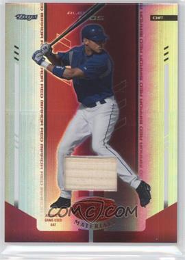 2004 Leaf Certified Materials - [Base] - Red Mirror Bat #9 - Alex Rios /250