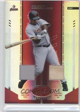 2004 Leaf Certified Materials - [Base] - Red Mirror Combo Relics #159 - Richard Hidalgo /250