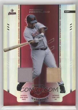 2004 Leaf Certified Materials - [Base] - Red Mirror Combo Relics #159 - Richard Hidalgo /250