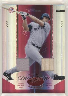 2004 Leaf Certified Materials - [Base] - Red Mirror Combo Relics #82 - Jason Giambi /250