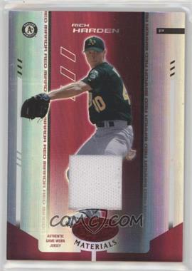 2004 Leaf Certified Materials - [Base] - Red Mirror Fabric #158 - Rich Harden /250