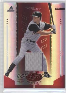 2004 Leaf Certified Materials - [Base] - Red Mirror Fabric #179 - Steve Finley /250