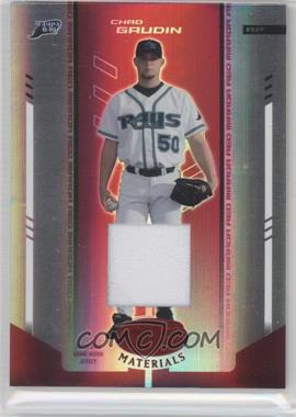 2004 Leaf Certified Materials - [Base] - Red Mirror Fabric #39 - Chad Gaudin /250
