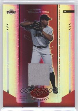 2004 Leaf Certified Materials - [Base] - Red Mirror Fabric #96 - Jerome Williams /250