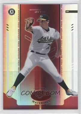 2004 Leaf Certified Materials - [Base] - Red Mirror #18 - Barry Zito /100