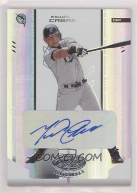 2004 Leaf Certified Materials - [Base] - White Mirror Autographs #137 - Miguel Cabrera /100