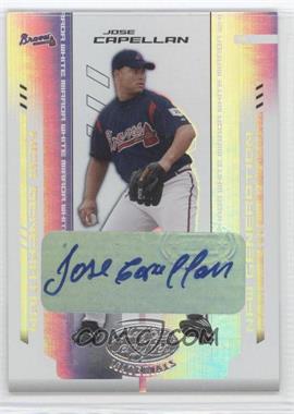 2004 Leaf Certified Materials - [Base] - White Mirror Autographs #245 - New Generation - Jose Capellan /50