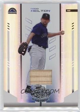 2004 Leaf Certified Materials - [Base] - White Mirror Bat #181 - Todd Helton /100