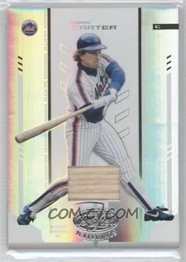 2004 Leaf Certified Materials - [Base] - White Mirror Bat #212 - Gary Carter /100