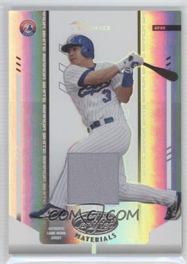 2004 Leaf Certified Materials - [Base] - White Mirror Fabric #109 - Jose Vidro /200