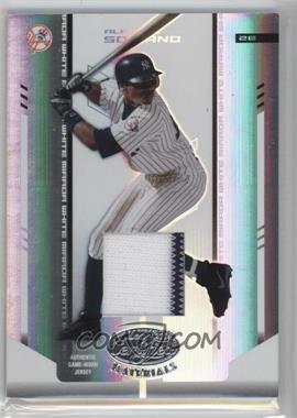 2004 Leaf Certified Materials - [Base] - White Mirror Fabric #209 - Alfonso Soriano /200
