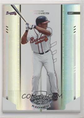 2004 Leaf Certified Materials - [Base] - White Mirror #11 - Andruw Jones /100