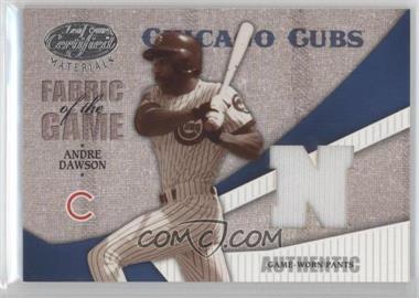 2004 Leaf Certified Materials - Fabric of the Game - AL/NL #FG-8 - Andre Dawson /100