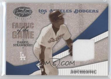 2004 Leaf Certified Materials - Fabric of the Game #FG-22 - Darryl Strawberry /100