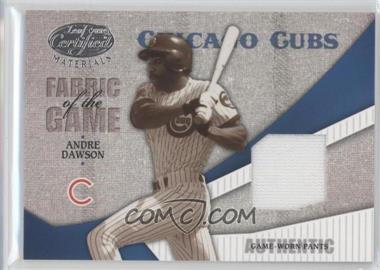 2004 Leaf Certified Materials - Fabric of the Game #FG-8 - Andre Dawson /100