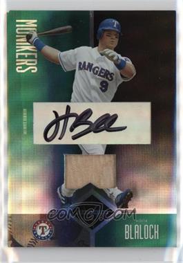 2004 Leaf Limited - [Base] - Monikers Bats Signatures #40 - Hank Blalock /50