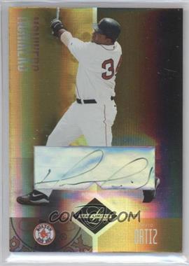 2004 Leaf Limited - [Base] - Monikers Gold Signatures #231 - David Ortiz /10