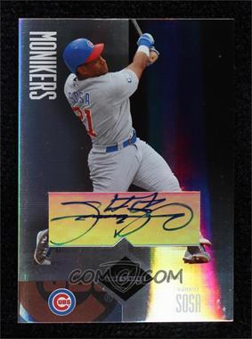 2004 Leaf Limited - [Base] - Monikers Silver Signatures #199 - Sammy Sosa /10