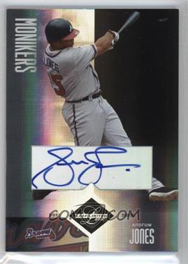 2004 Leaf Limited - [Base] - Monikers Silver Signatures #6 - Andruw Jones /25