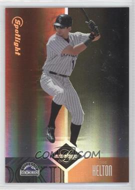 2004 Leaf Limited - [Base] - Spotlight Bronze #200 - Todd Helton /100