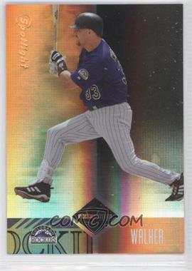 2004 Leaf Limited - [Base] - Spotlight Bronze #90 - Larry Walker /100