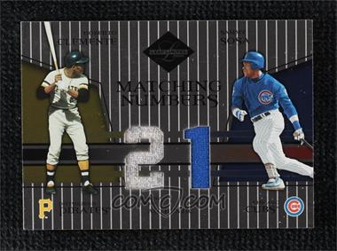 2004 Leaf Limited - Matching Numbers #MN-9 - Roberto Clemente, Sammy Sosa /100
