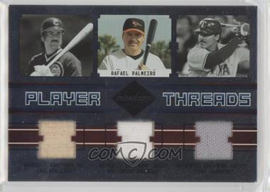 2004 Leaf Limited - Player Threads Triple Materials #PTT-19 - Rafael Palmeiro /50