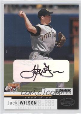 2004 Leaf Second Edition - [Base] - Autographs #176 - Jack Wilson