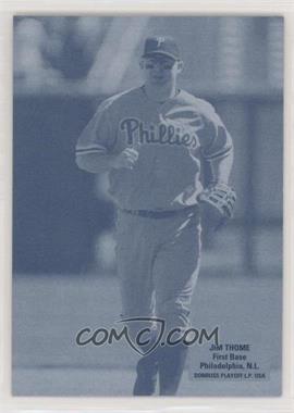 2004 Leaf Second Edition - Exhibits - 1926 BDP Text in Block Donruss Playoff #22 - Jim Thome