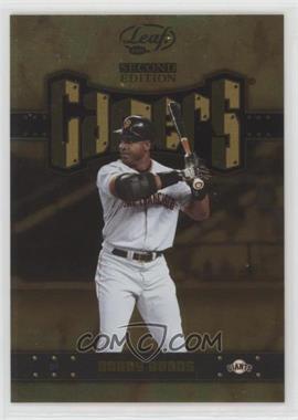 2004 Leaf Second Edition - Gamers #G-4 - Barry Bonds