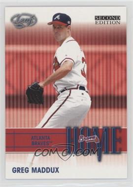 2004 Leaf Second Edition - Home/Away #H-1 - Greg Maddux