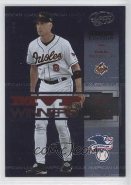 2004 Leaf Second Edition - MVP Winners #MW-12 - Cal Ripken Jr.