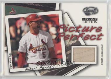 2004 Leaf Second Edition - Picture Perfect - Bats #PP-1 - Albert Pujols