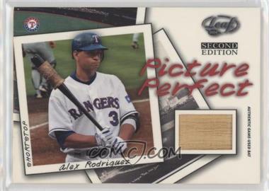 2004 Leaf Second Edition - Picture Perfect - Bats #PP-2 - Alex Rodriguez