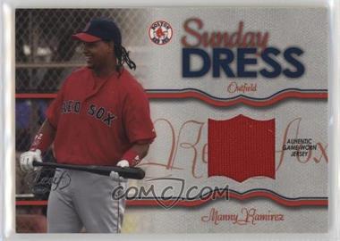 2004 Leaf Second Edition - Sunday Dress - Jerseys #SD-10 - Manny Ramirez