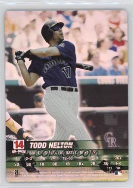 2004 MLB Showdown - [Base] #113 - Todd Helton