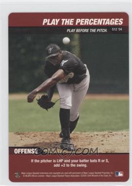 2004 MLB Showdown - Strategy #S12 - Offense - Play the Percentages (Dontrelle Willis)