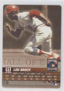 2004 MLB Showdown Trading Deadline - [Base] #118 - Cooperstown Collection - Lou Brock