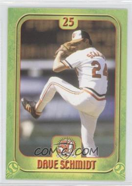 2004 Maryland Lottery Baltimore Orioles 50th Anniversary - [Base] #25 - Dave Schmidt