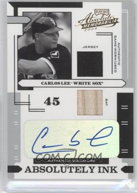 2004 Playoff Absolute Memorabilia - Absolutely Ink - Combo Materials #AI-28 - Carlos Lee /100