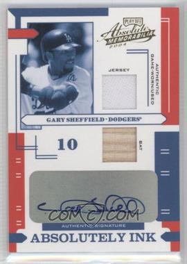 2004 Playoff Absolute Memorabilia - Absolutely Ink - Combo Materials #AI-53 - Gary Sheffield /50