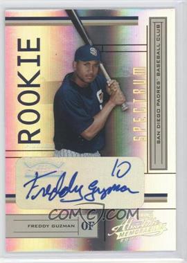 2004 Playoff Absolute Memorabilia - [Base] - Spectrum Gold Signatures #247 - Freddy Guzman /10