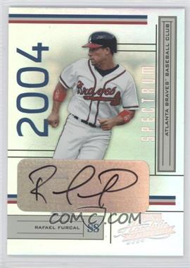 2004 Playoff Absolute Memorabilia - [Base] - Spectrum Silver Signatures #19 - Rafael Furcal /100