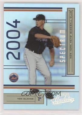 2004 Playoff Absolute Memorabilia - [Base] - Spectrum Silver #129 - Tom Glavine /100