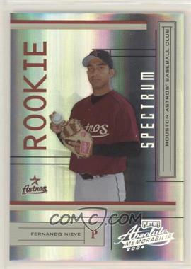 2004 Playoff Absolute Memorabilia - [Base] - Spectrum Silver #202 - Fernando Nieve /100